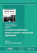 Corrosion Monitoring in Nuclear Systems Efc 56 Book