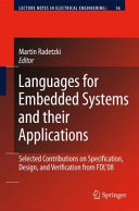 Languages for Embedded Systems and their Applications
