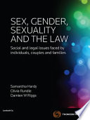 Sex, Gender, Sexuality and the Law