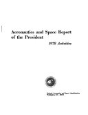 Aeronautics and Space Report of the President, 1978 Activities