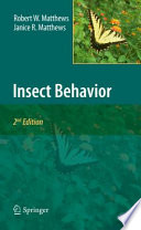 Insect Behavior Book