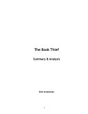 The Book Thief: by Markus Zusak | Summary & Analysis Pdf
