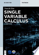 Single Variable Calculus