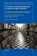 The Impact of Internationalization on Japanese Higher Education