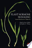 Annual Plant Reviews, Plant Hormone Signaling