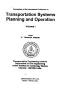 Proceedings of the International Conference on Transportation Systems Planning and Operation Book
