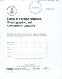 国外渔业、海洋和大气文献综述