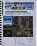 Grand Forks Air Force Base  AFB   BRAC Beddown and Flight Operations of Remotely Piloted Aircraft