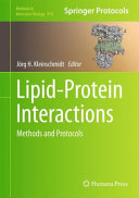 Lipid Protein Interactions Book