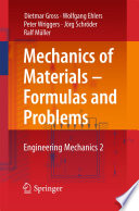 Mechanics of Materials     Formulas and Problems