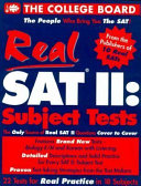 Real SAT II Book