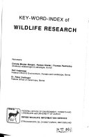 Key Word Index Of Wildlife Research