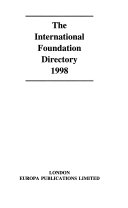 The International Foundation Directory