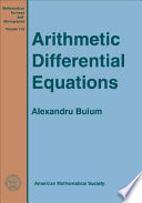 Arithmetic Differential Equations