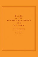 Flora of the Arabian Peninsula and Socotra