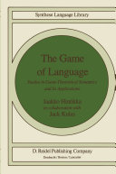 The Game of Language Pdf/ePub eBook