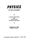 Physics  Classical mechanics  and introductory statistical mechanics