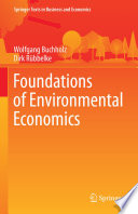 Foundations of Environmental Economics Book