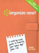 Organize Now  Book