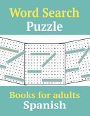 Word Search Puzzle Books for Adults Spanish