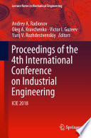 Proceedings of the 4th International Conference on Industrial Engineering Book