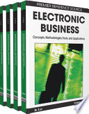 Electronic Business  Concepts  Methodologies  Tools  and Applications Book