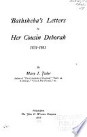 Bathsheba s Letters to Her Cousin Deborah 1831 1861 Book