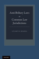 Anti-Bribery Laws in Common Law Jurisdictions