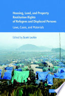 Housing And Property Restitution Rights Of Refugees And Displaced Persons