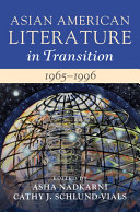 Asian American Literature in Transition, 1965-1996: Volume 3