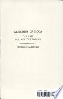 Arnobius of Sicca  the Case Against the Pagans