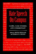 Hate Speech on Campus