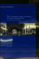 The Community Design Assessment Book PDF