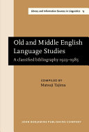 Old and Middle English Language Studies