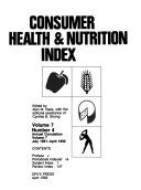 Consumer Health   Nutrition Index Book
