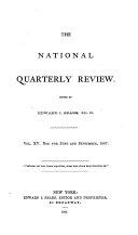 The National quarterly review  ed  by E I  Sears