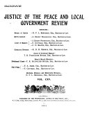 Justice of the Peace and Local Government Review