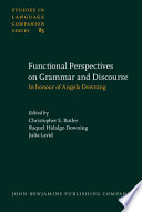 Functional Perspectives On Grammar And Discourse