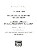 Actes de Colloque  Estivale 2000 Book