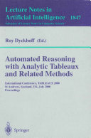 Automated Reasoning with Analytic Tableaux and Related Methods