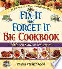 Fix It and Forget It Big Cookbook Book