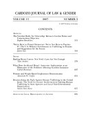 Cardozo Journal of Law & Gender