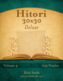 Hitori 30x30 Deluxe - Volume 4 - 255 Logic Puzzles