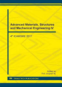 Advanced Materials  Structures and Mechanical Engineering IV
