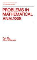 Problems in Mathematical Analysis