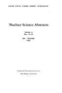 Nuclear Science Abstracts