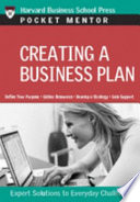Creating A Business Plan  Pocket Mentor Series