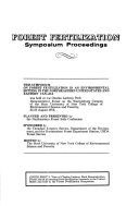Forest Fertilization Symposium Proceedings