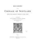 Records of the Coinage of Scotland