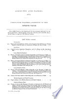 Accounts and Papers of the House of Commons